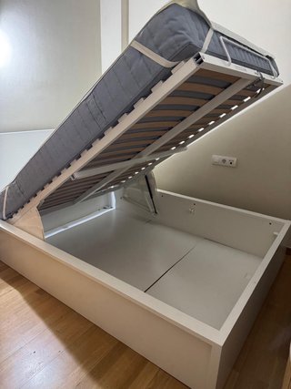 Canapé abatible Ikea MALM blanco