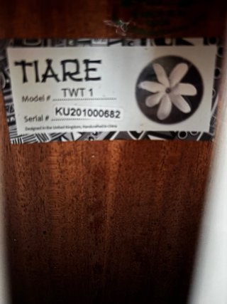 Ukelele Tiare TWT1 Madera Natural