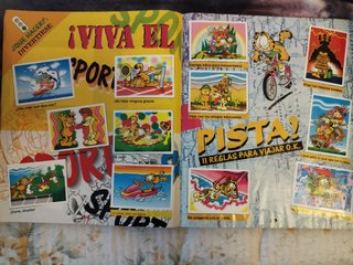Álbum Los Simpsons, Toy Story, Casper y Garfield.