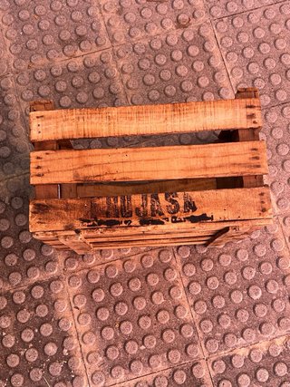 Cajas de madera rústicas antiguas