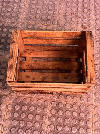 Cajas de madera rústicas antiguas