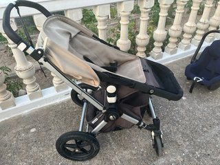 Carro, cuco ( BUGABOO) y silla coche bebé (JANE)
