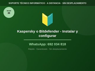 Kaspersky o Bitdefender - Instalar y configurar