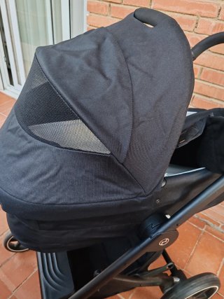 Carro Cybex Balios S Silla + Capazo Negro