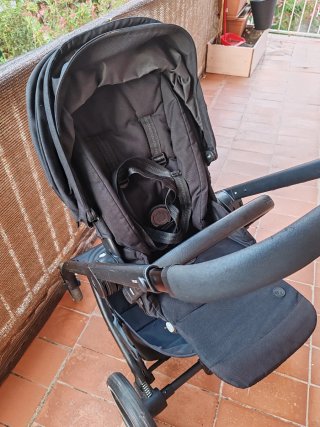 Carro Cybex Balios S Silla + Capazo Negro