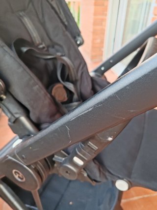 Carro Cybex Balios S Silla + Capazo Negro