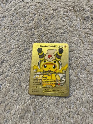 Cartas Pokémon Doradas Metal