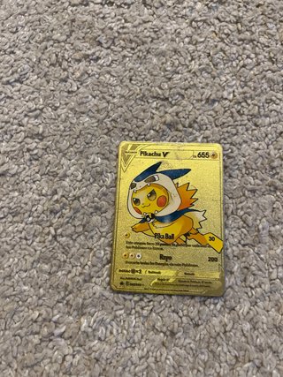 Cartas Pokémon Doradas Metal