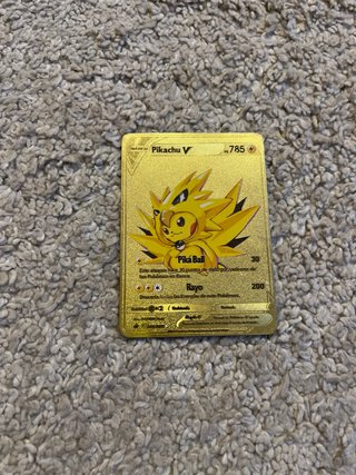 Cartas Pokémon Doradas Metal
