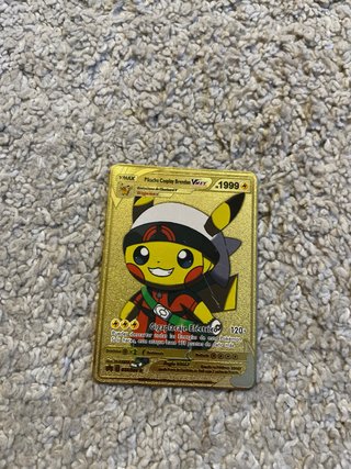 Cartas Pokémon Doradas Metal