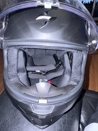 Casco Scorpion talla YL n52-53 + Intercom nuevo