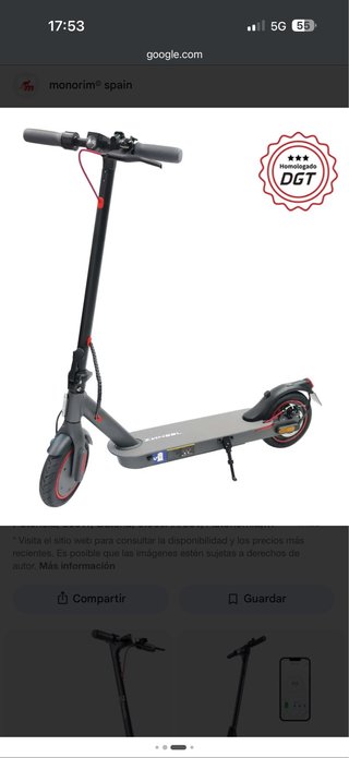 Monorim Spain Patinete Eléctrico DGT