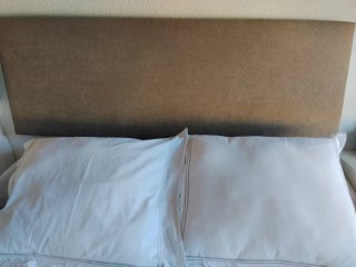 Cabecero de cama 135cm tela beige