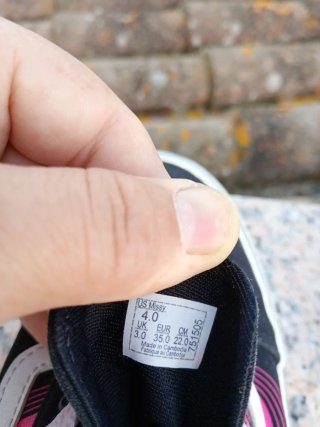 Zapatillas Vans niño/a negro y rosa
