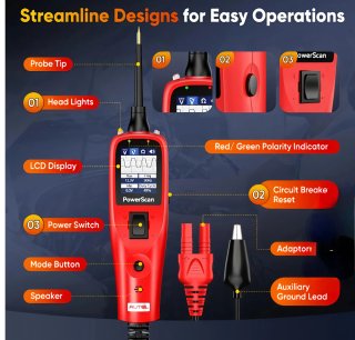 Autel PowerScan PS100 Diagnóstico Eléctrico