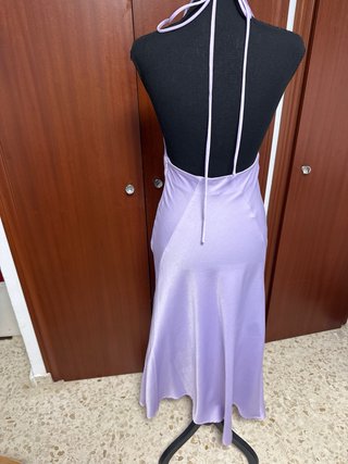 Vestido malva eventos elegante
