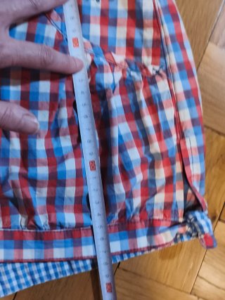 Shorts Pepe Jeans cuadritos rojos y azules