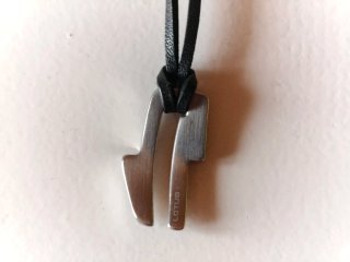 Colgante Lotus de plata Negro y Plateado