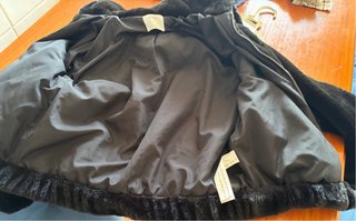 Bomber pelo negro mujer Bershka