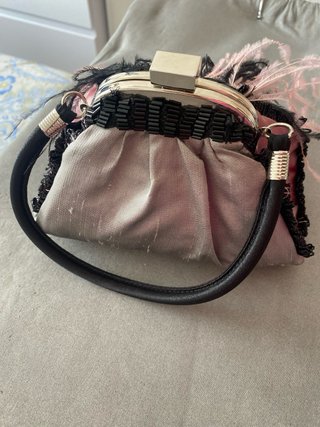 Elegante traje falda y bolso talla L