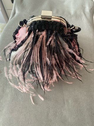 Elegante traje falda y bolso talla L