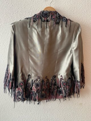 Elegante traje falda y bolso talla L