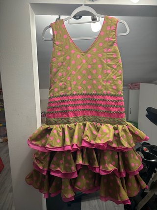 Vestido de flamenca con lunares