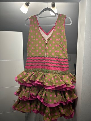 Vestido de flamenca con lunares