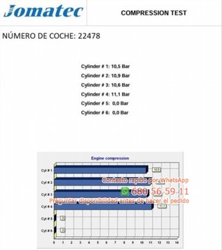 Mazda rectp5459100 motor completo fp 323 Ref:26497