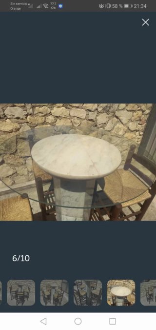 4 Taburetes+mesa alta