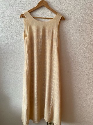 Vestido elegante beige talla 42
