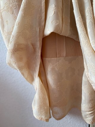Vestido elegante beige talla 42