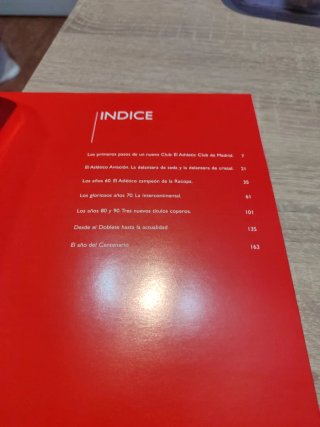 Libro historia del Atlético de Madrid