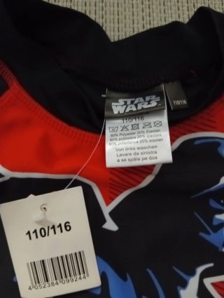 Pack 2 Camisetas Star Wars nuevas Talla 110/116 cm