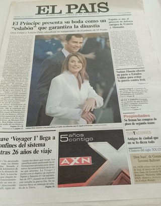 REYES DE ESPAÑA. Periodicos y Revistas.