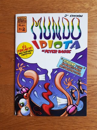 Cómic MUNDO IDIOTA de Peter Bagge 1 y 2 Perfectos!