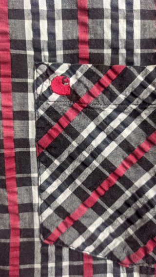 Camisa Vintage Carhartt Manga Corta Cuadros