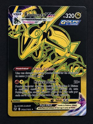 Carta Pokémon Rayquaza VMAX TG29/TG30 Full Art