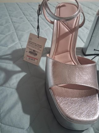 Sandalias Zara Plataforma Talla 39