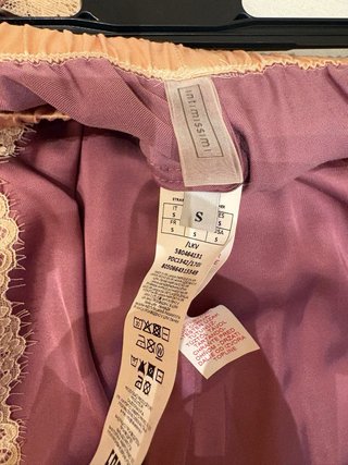 Conjunto lencería Intimissimi seda encaje