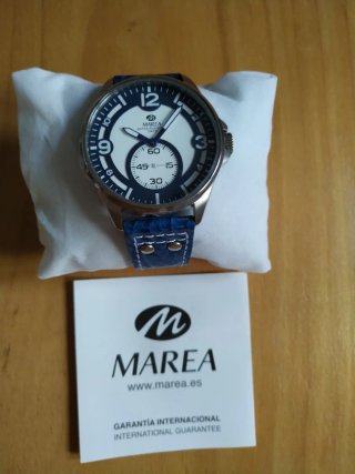 Reloj Marea Nuevo Azul y Blanco