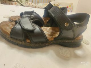 Sandalias Panama Jack Piel Negra (Talla 42) Nuevas