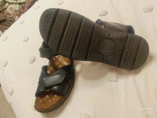 Sandalias Panama Jack Piel Negra (Talla 42) Nuevas