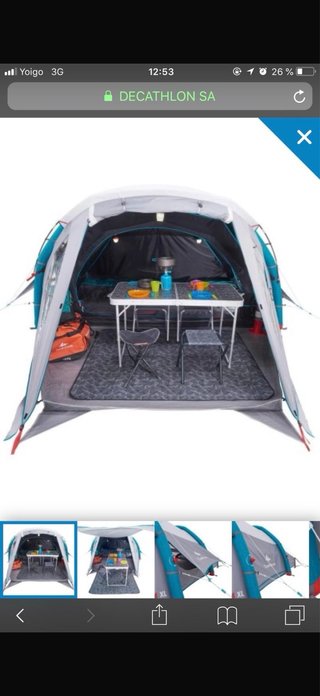 Tienda campaña familiar Air Seconds 4 XL