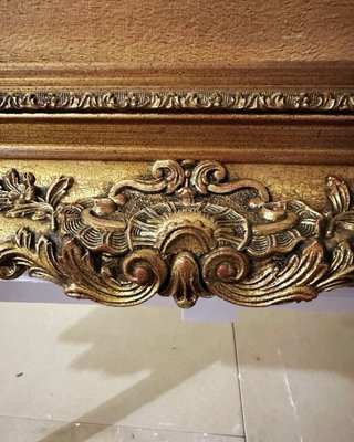 Marco Antiguo Dorado con bastidor 81x108 cm