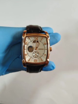 Reloj seiko mod automático tank open heart 40mm