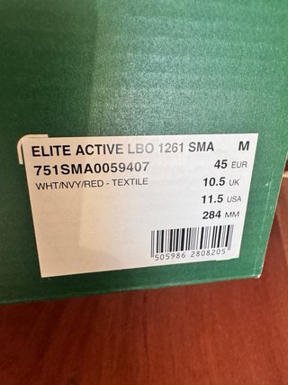Zapatillas Lacoste Blancas y Rojas