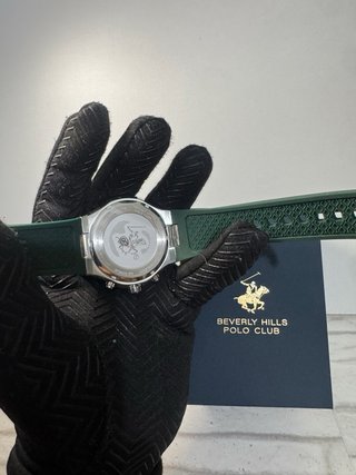Reloj Beverly Hills Polo Club Verde/Plata