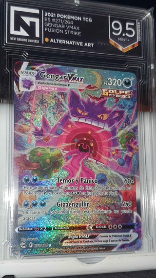 Gengar VMAX Alt Art 271/264 NGC 9.5 Español