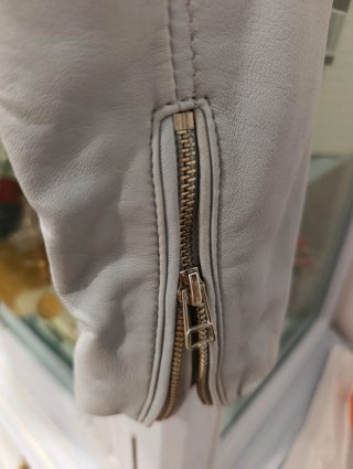 Chaqueta Stradivarius Piel Azul